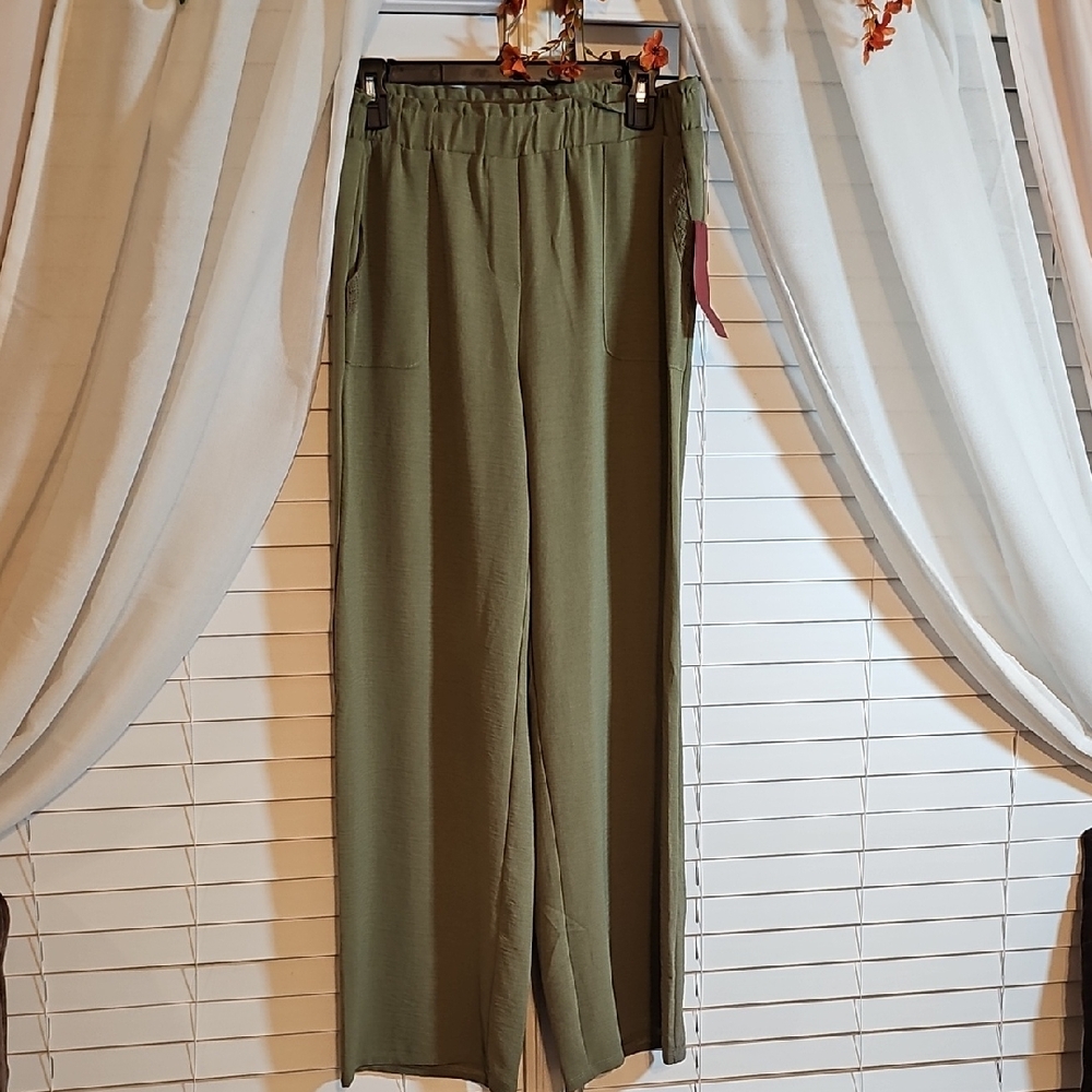 Olive Green Women's Trousers